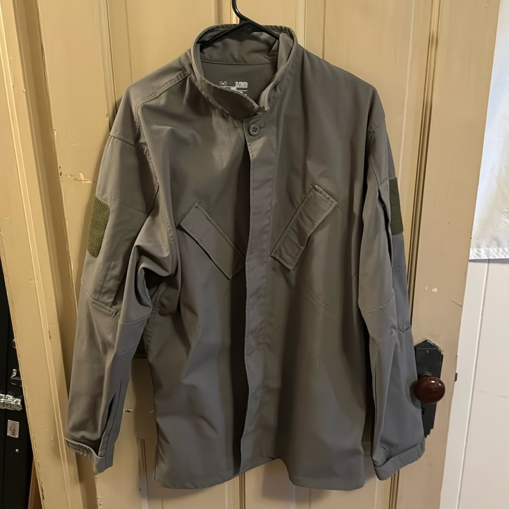 Under armour military button up